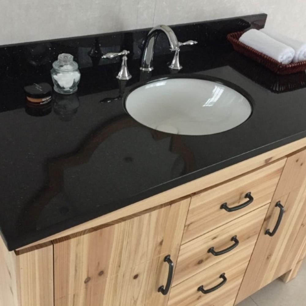 48 in Single sink vanity-solid fir-natural. Picture 4