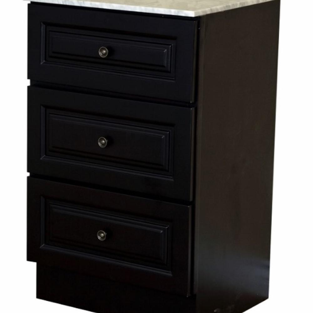 20 in Marble top cabinet-dark mahogany. Picture 1