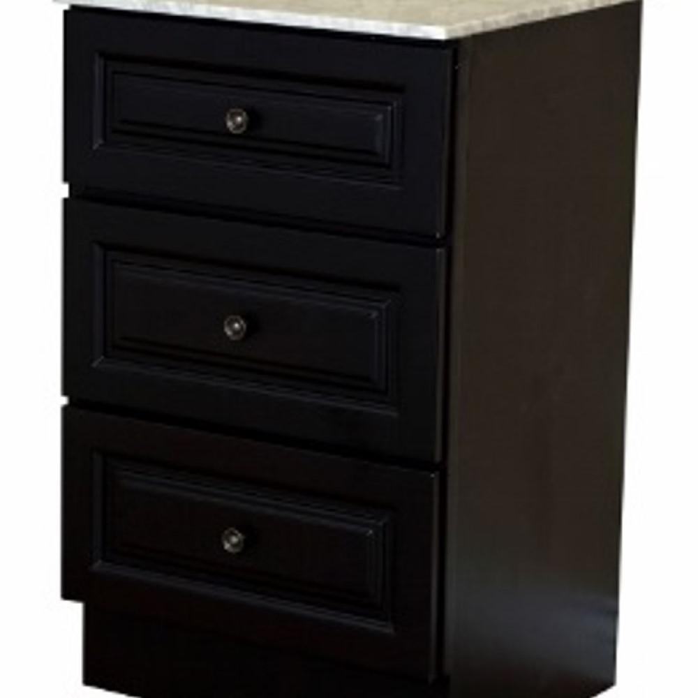 20 in Marble top cabinet-dark mahogany. Picture 3