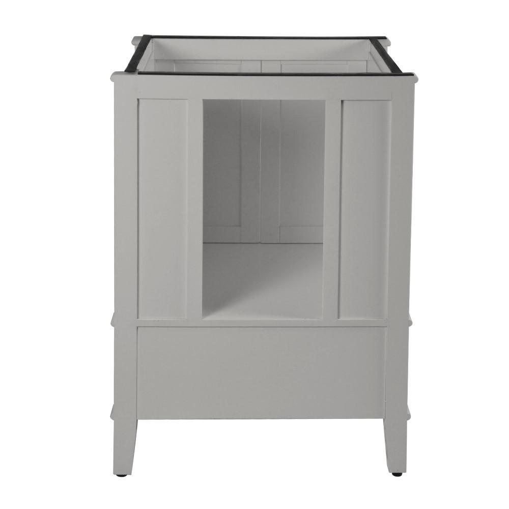25 SINGLE VANITY IN L/GRAY WITH QUARTZ TOP. Picture 8