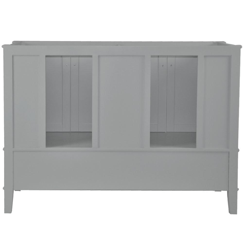 49 DOUBLE VANITY IN L/GRAY WITH QUARTZ TOP. Picture 8