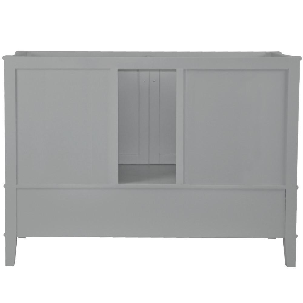 49 SINGLE VANITY IN L/GRAY WITH QUARTZ TOP. Picture 8