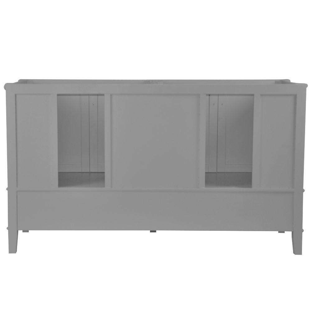 61 DOUBLE VANITY IN L/GRAY WITH QUARTZ TOP. Picture 8