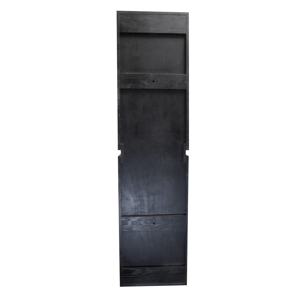Wall Mount Linen Cabinet- black. Picture 5