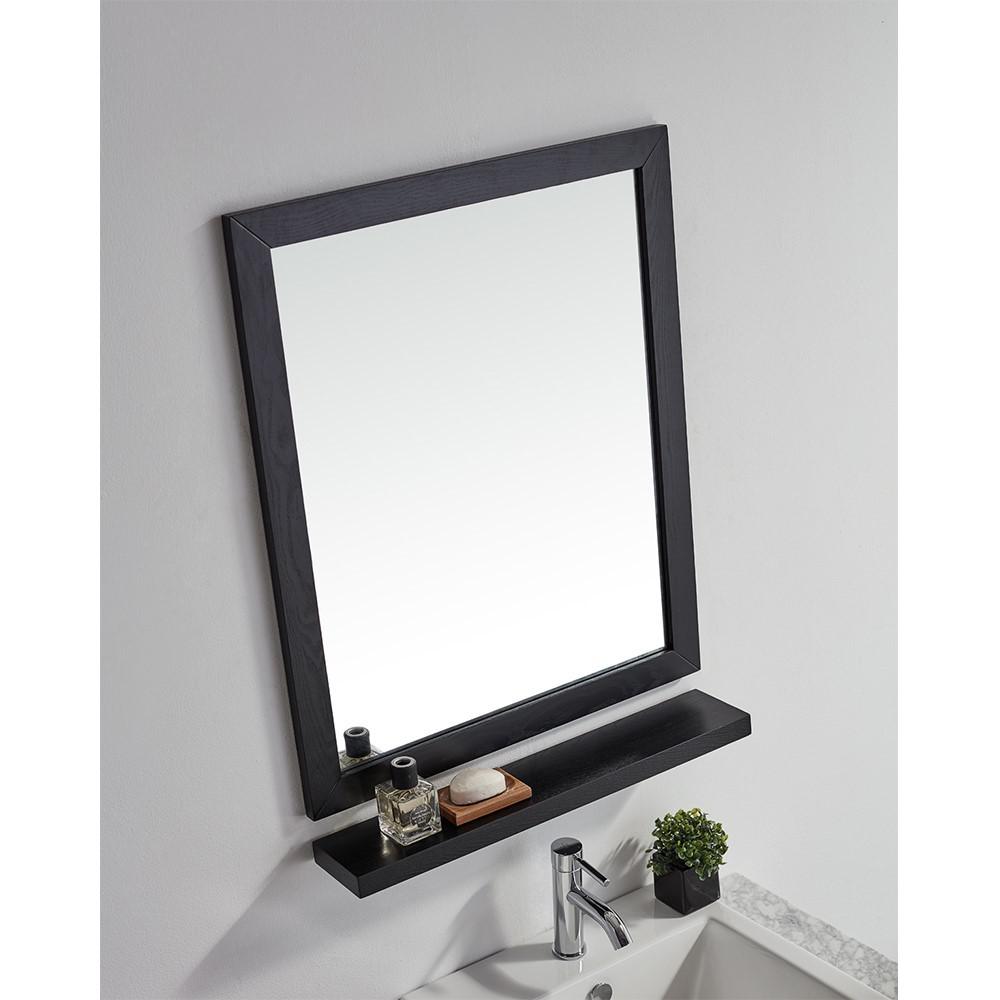 57.75  in Double sink vanity-Wood-black. Picture 23