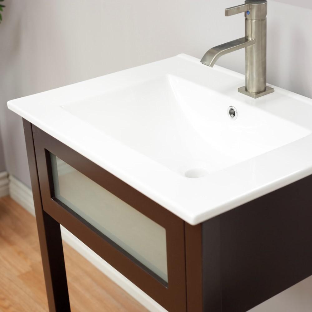 24 in Single sink vanity-manufactured wood-espresso. Picture 6