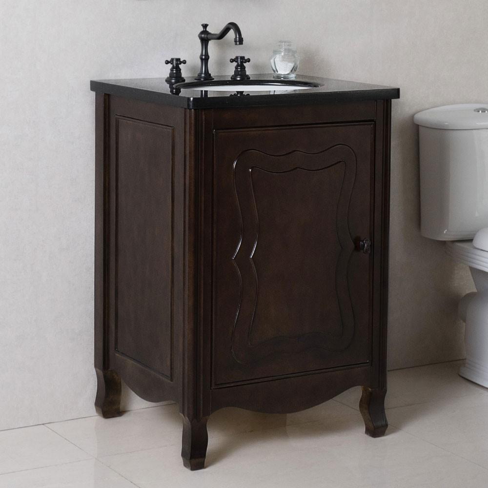 24 in Single sink vanity-manufactured wood-sable walnut. Picture 2