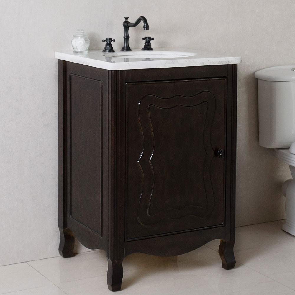 24 in Single sink vanity-manufactured wood-sable walnut. Picture 2