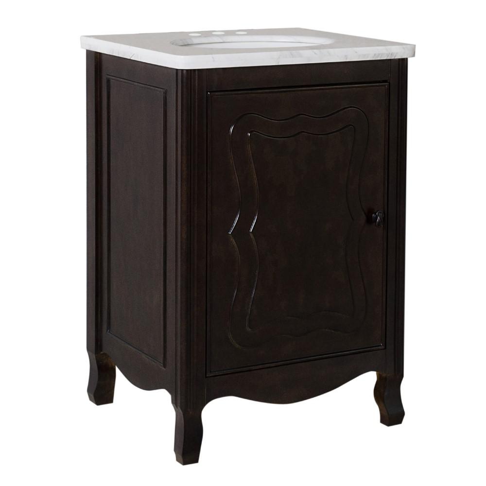 24 in Single sink vanity-manufactured wood-sable walnut. Picture 3