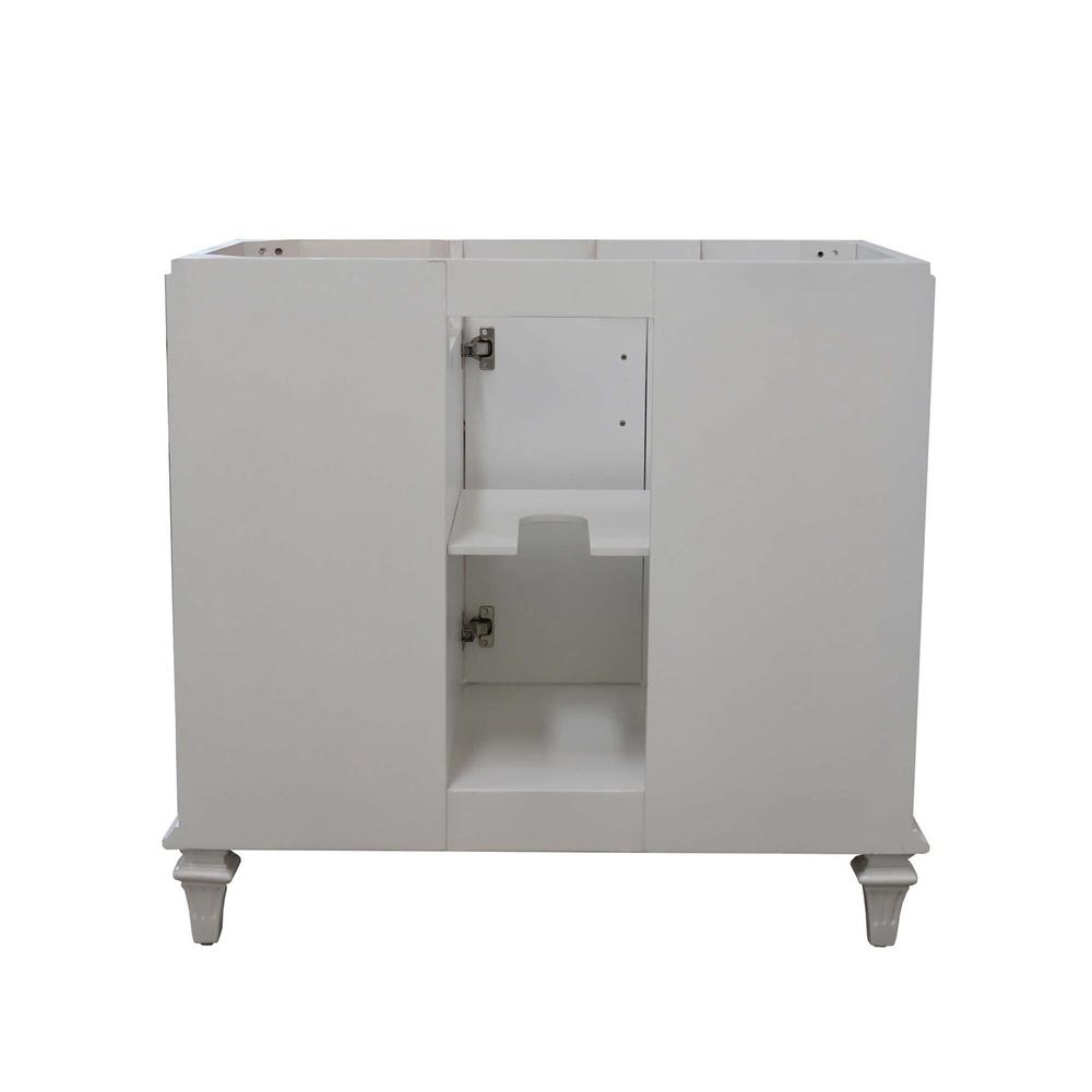 37 in. Single Sink Vanity in White with Engineered Quartz Top. Picture 20