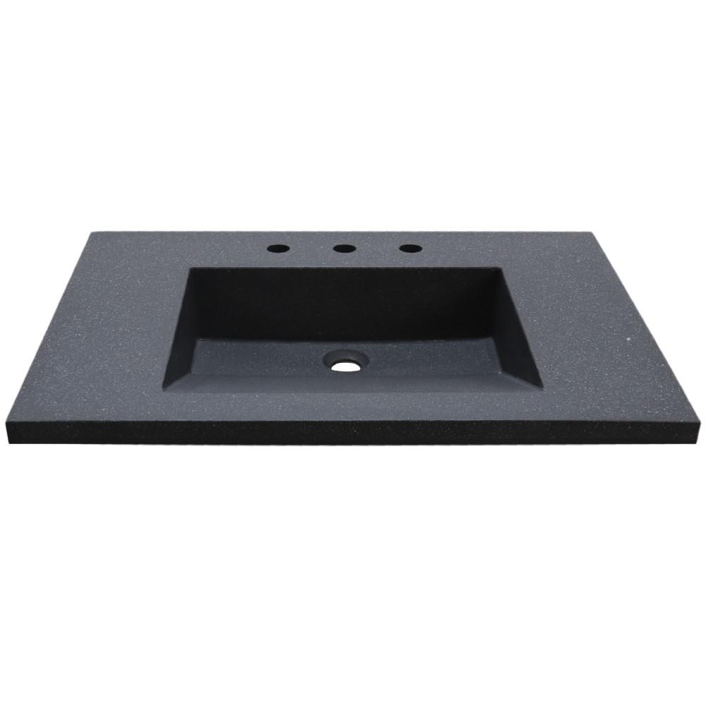 31 in. Single Concrete Ramp Sink Top. Picture 4