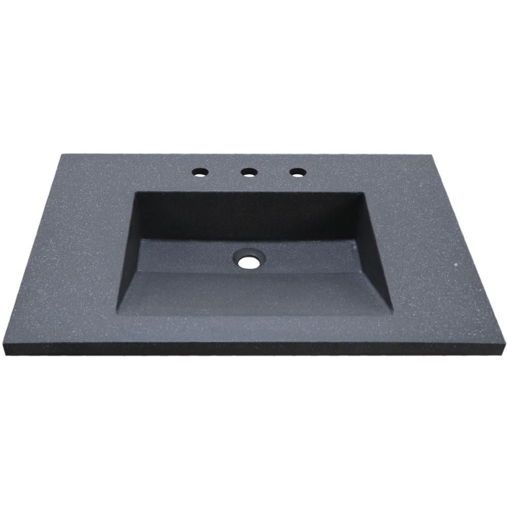 31 in. Single Concrete Ramp Sink Top. Picture 5