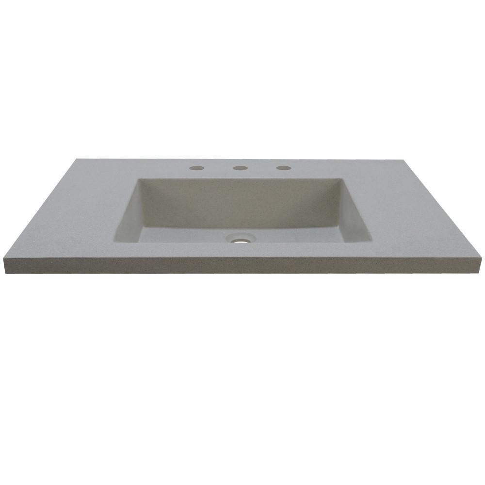 31 in. Single Concrete Ramp Sink Top. Picture 4