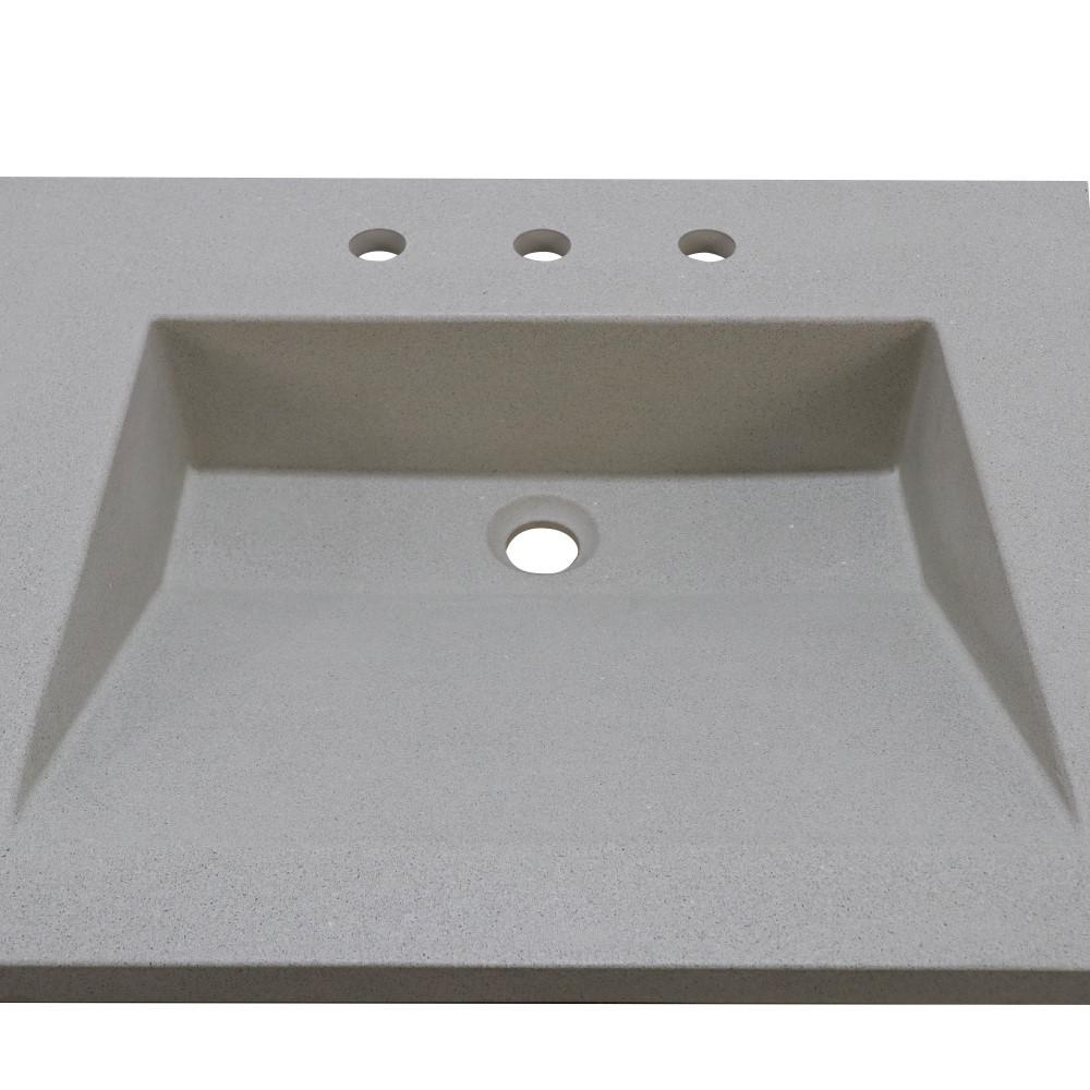 31 in. Single Concrete Ramp Sink Top. Picture 6