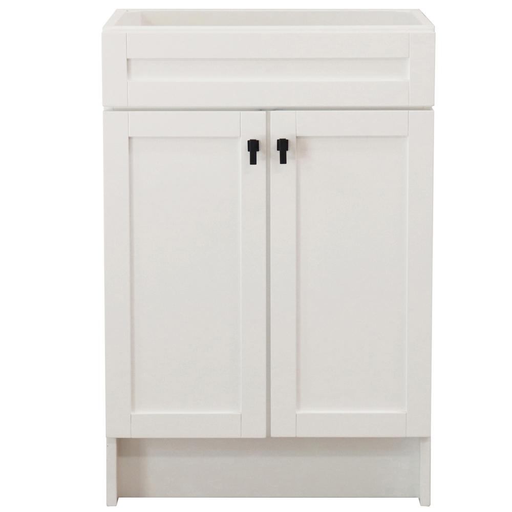 23 in. Single Sink Foldable Vanity Cabinet, White Finish. Picture 3