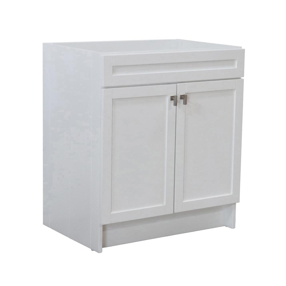 30 in. Single Sink Foldable Vanity Cabinet, White Finish. Picture 2