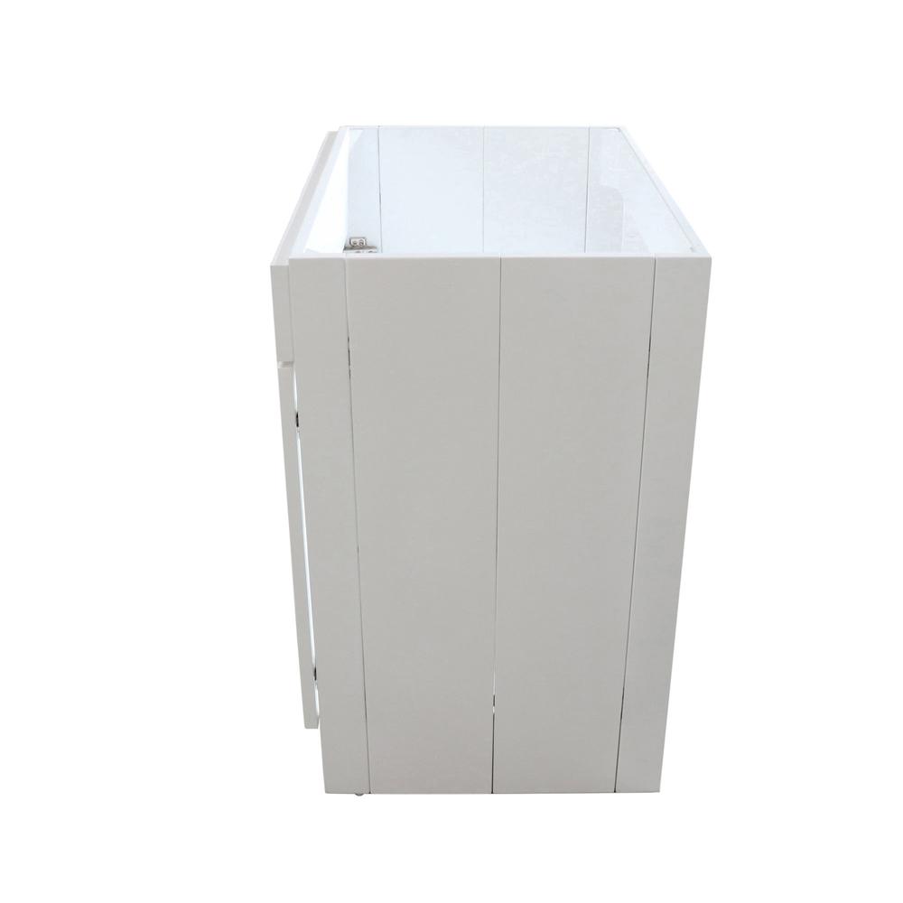 30 in. Single Sink Foldable Vanity Cabinet, White Finish. Picture 16