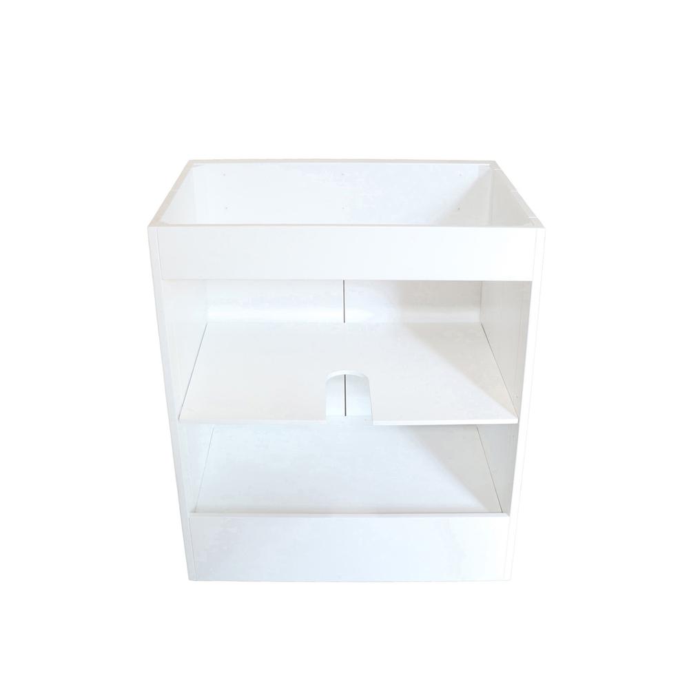 30 in. Single Sink Foldable Vanity Cabinet, White Finish. Picture 5