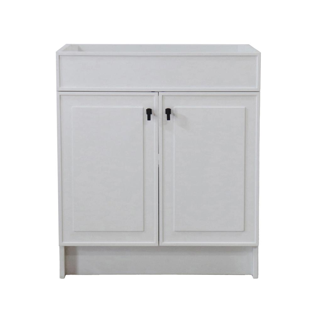 30 in. Single Sink Foldable Vanity Cabinet, White Finish. Picture 6
