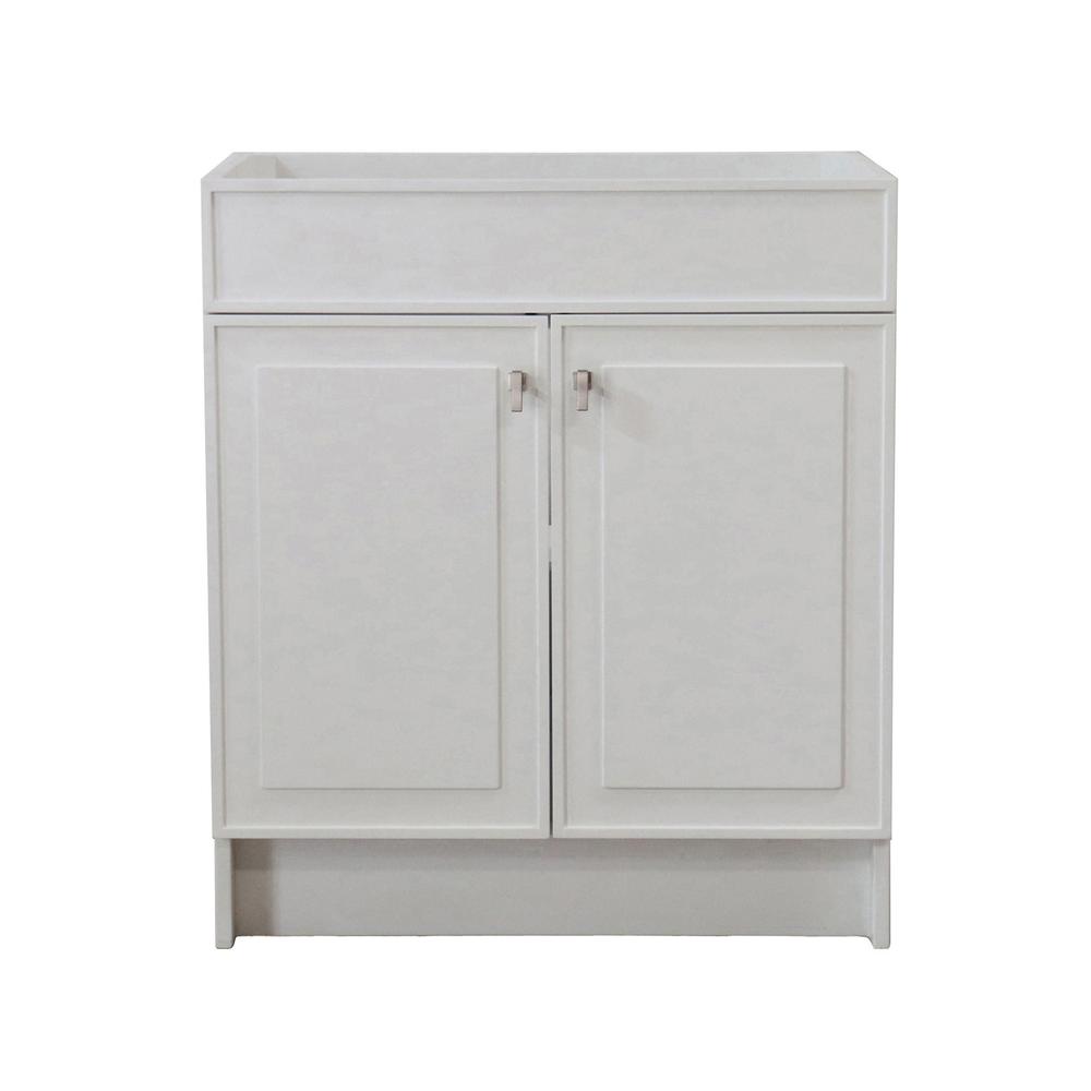 30 in. Single Sink Foldable Vanity Cabinet, White Finish. Picture 8