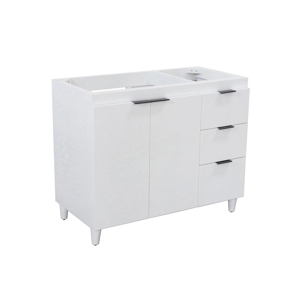 38.5 in. Single Sink Vanity in White - Cabinet Only. Picture 5