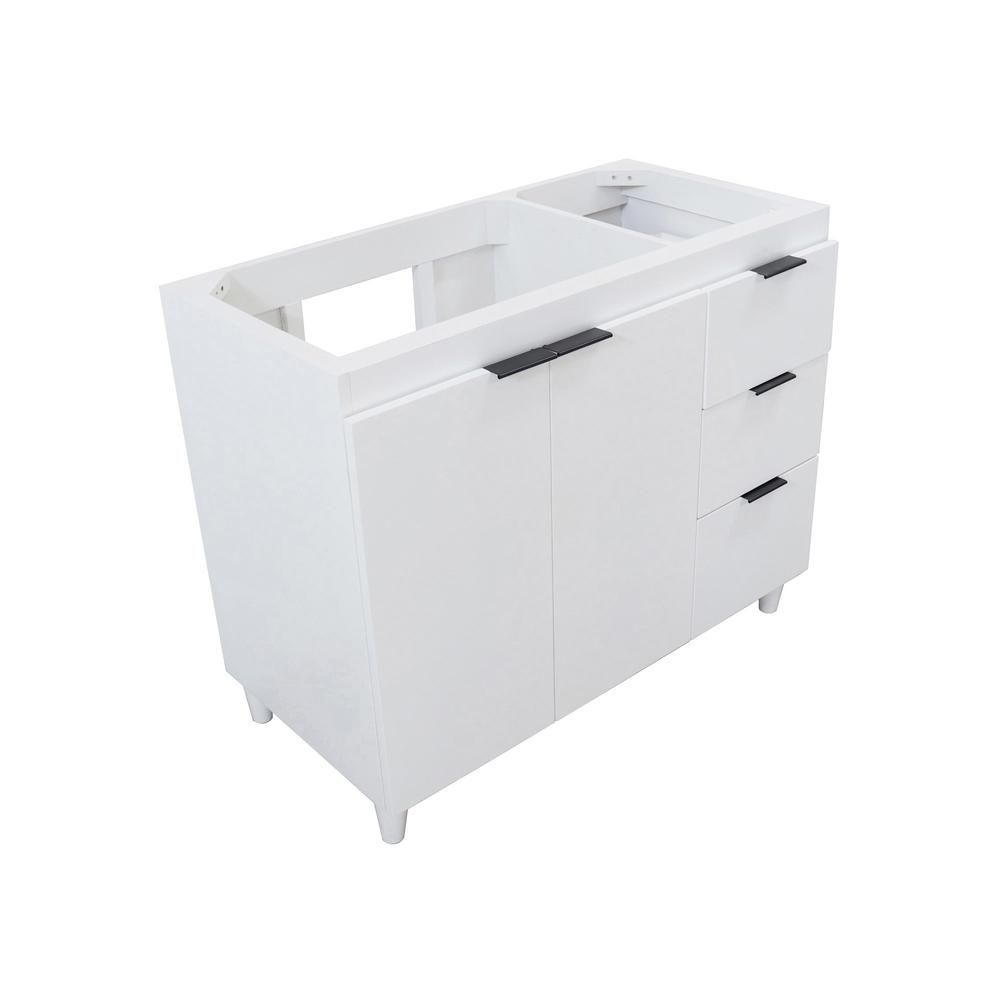 38.5 in. Single Sink Vanity in White - Cabinet Only. Picture 1