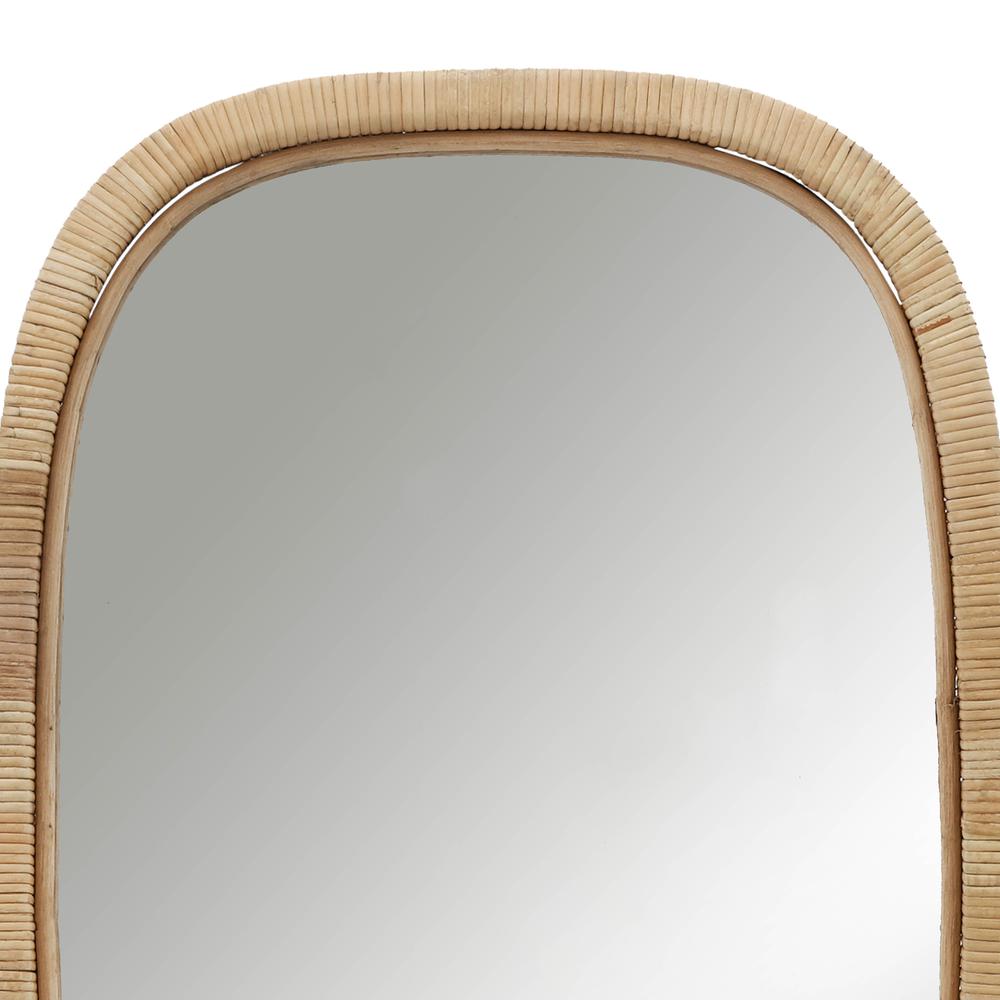 22x34 Rectangular Mirror, Brown. Picture 5