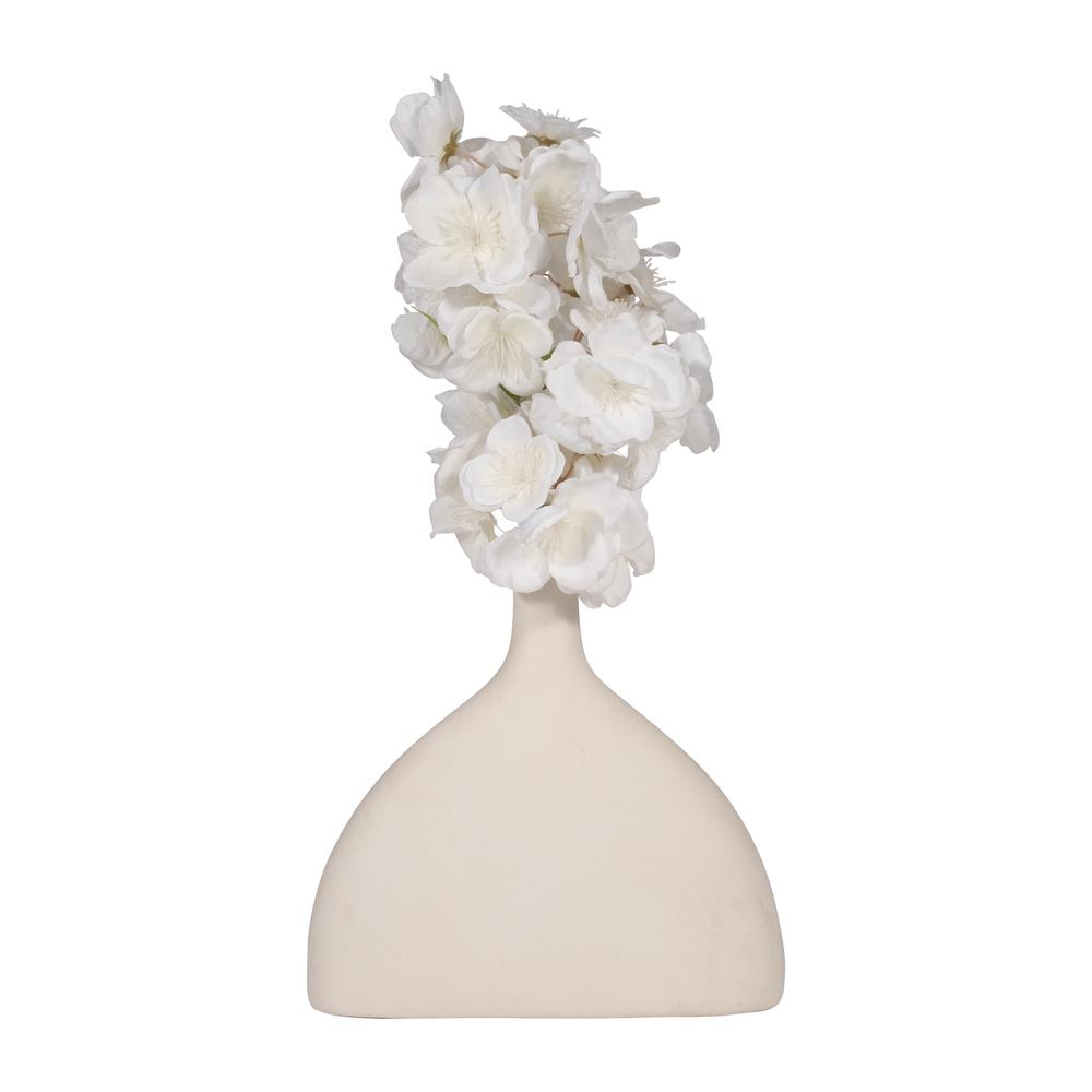 Cer, 7" Half Dome Vase, Cotton. Picture 4