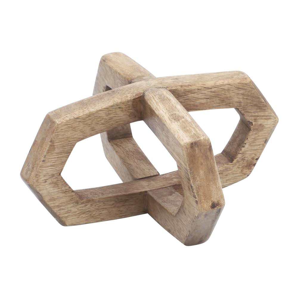 Wood, 8x8 2-ring Orb, Brown. Picture 1