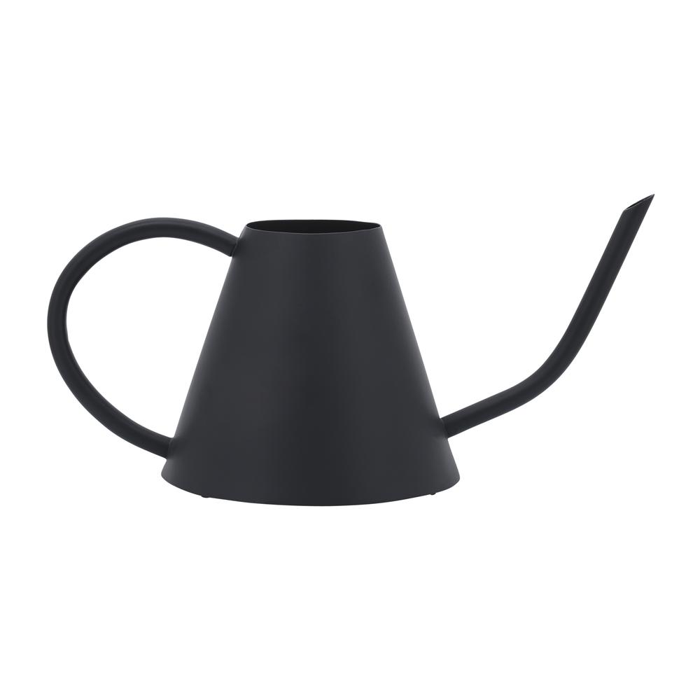 Metal 6"h Watering Can, Black. Picture 6