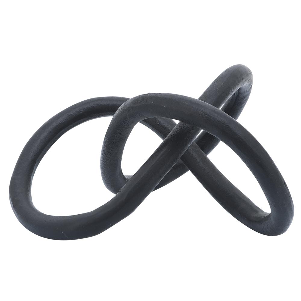Metal 9" Knot, Black. Picture 4