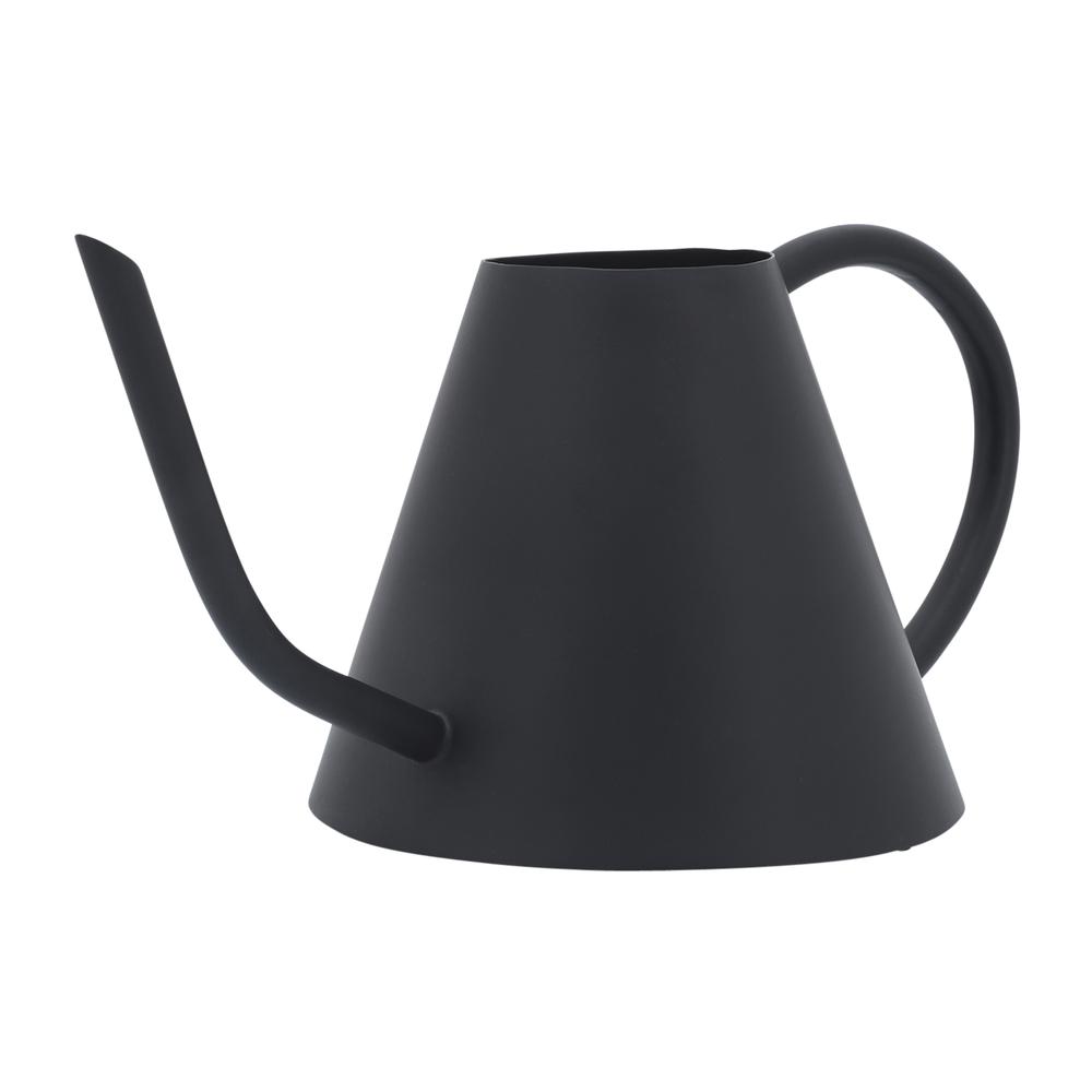 Metal 6"h Watering Can, Black. Picture 5