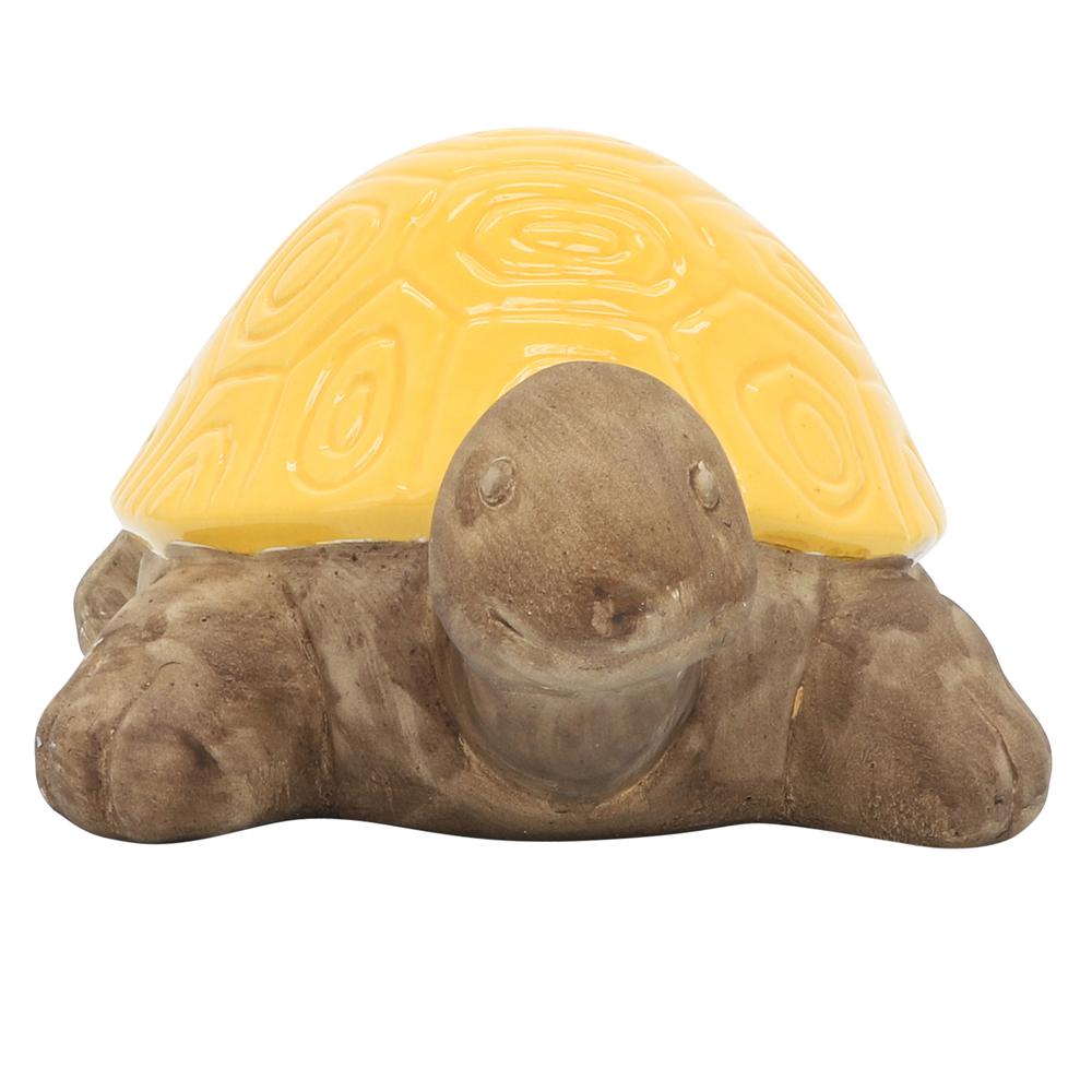 Cer, 13" Tortoise Deco, Yellow. Picture 4