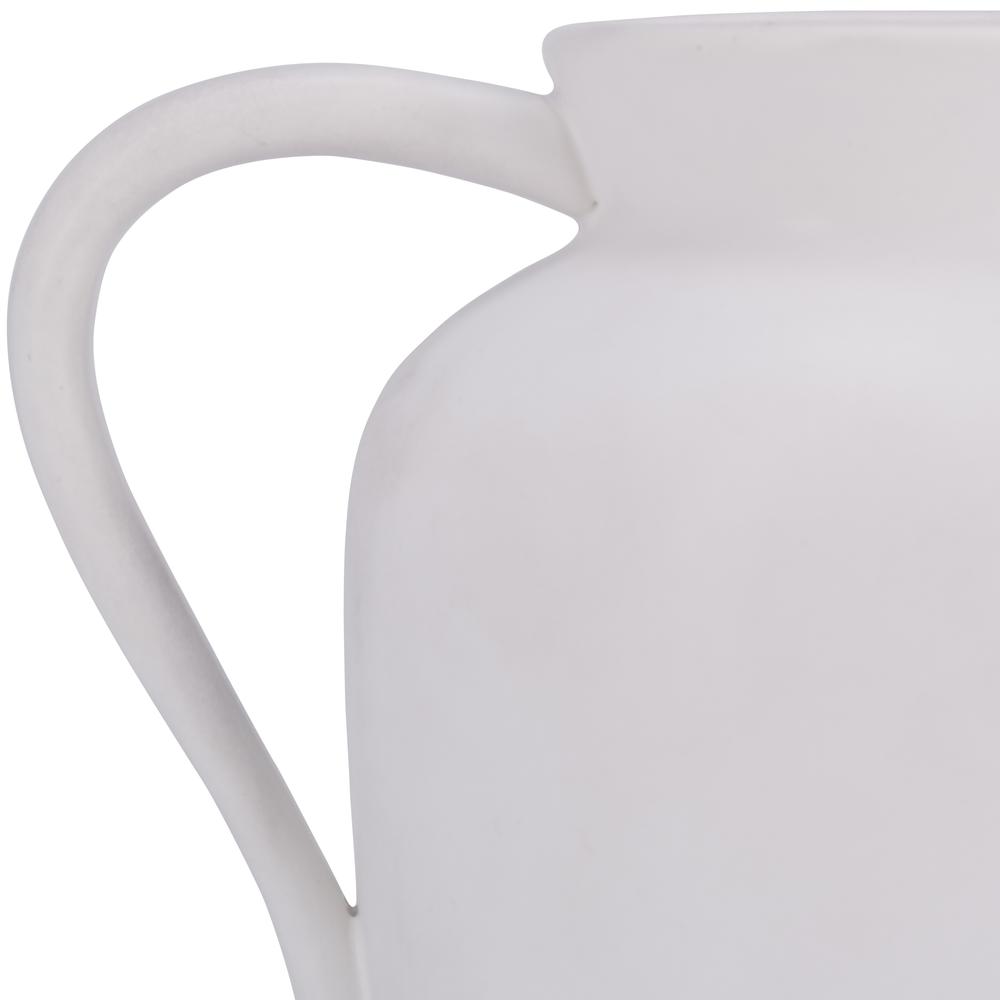 Cer, 5" Pitcher Vase, White. Picture 6
