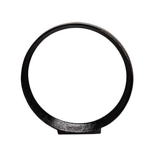 S/2 12/14" Aluminum Ring, Black. Picture 3