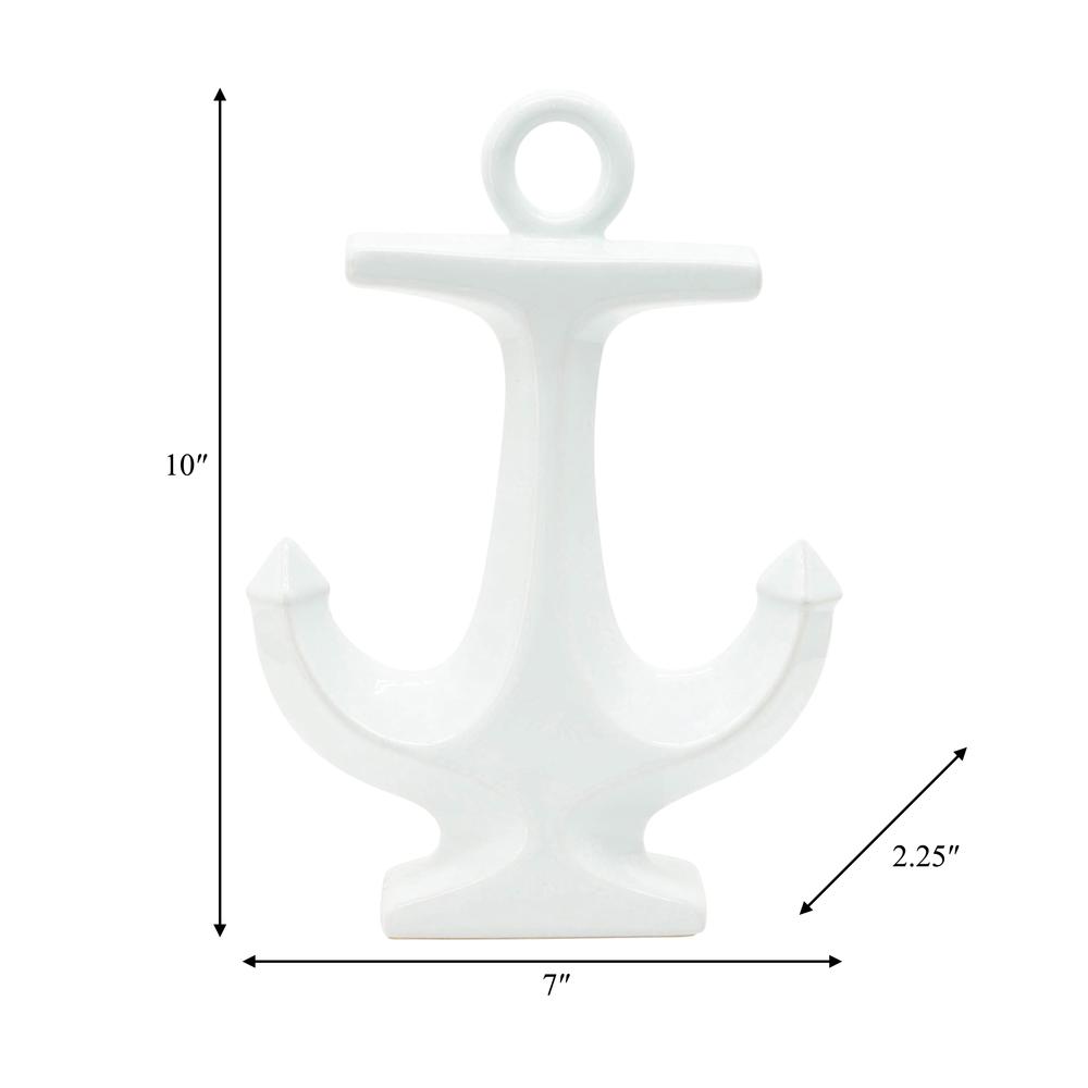 White Ceramic Anchor 10". Picture 7