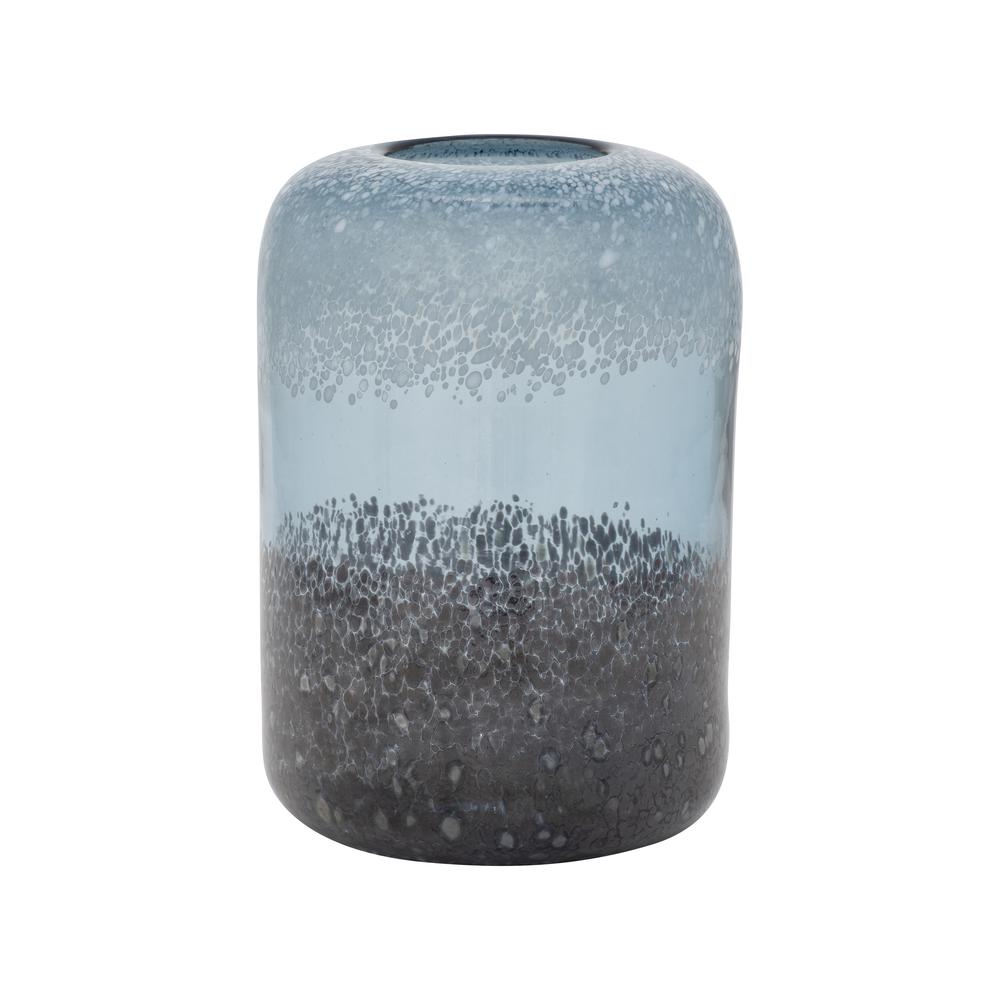 Glass, 9" Ombre Vase, Multi. Picture 2