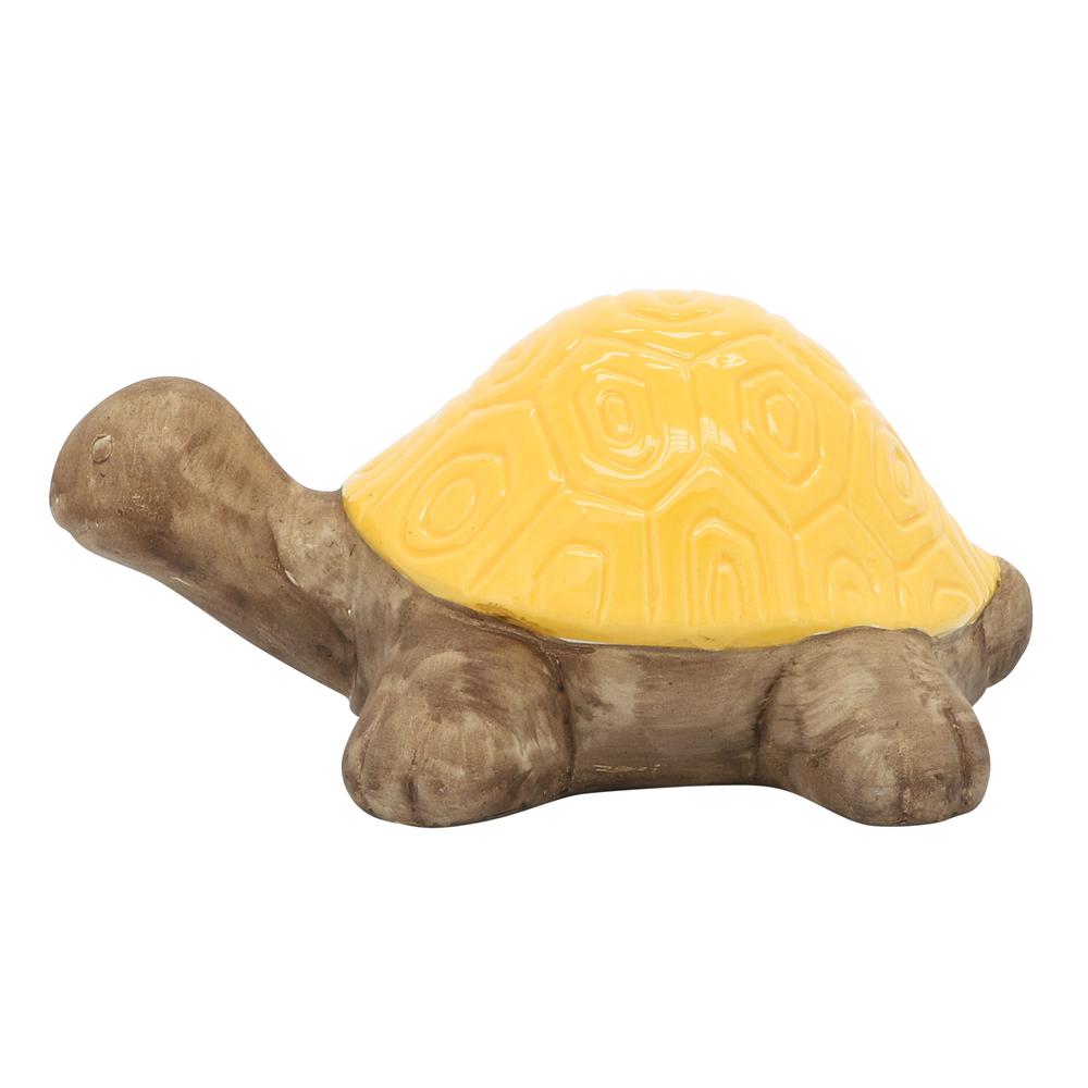 Cer, 13" Tortoise Deco, Yellow. Picture 2