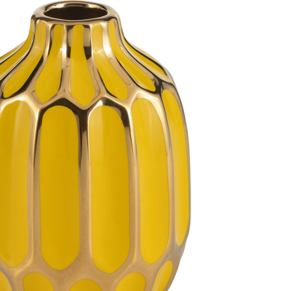 Ceramic Vase, 5"h, S/2, Blush/yellow. Picture 5