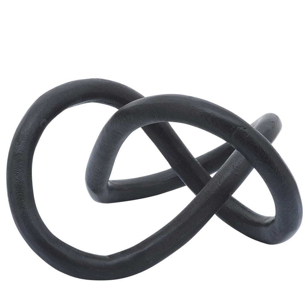 Metal 9" Knot, Black. Picture 2