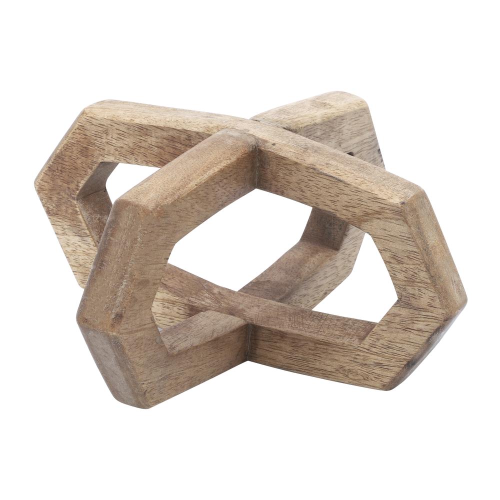 Wood, 8x8 2-ring Orb, Brown. Picture 5