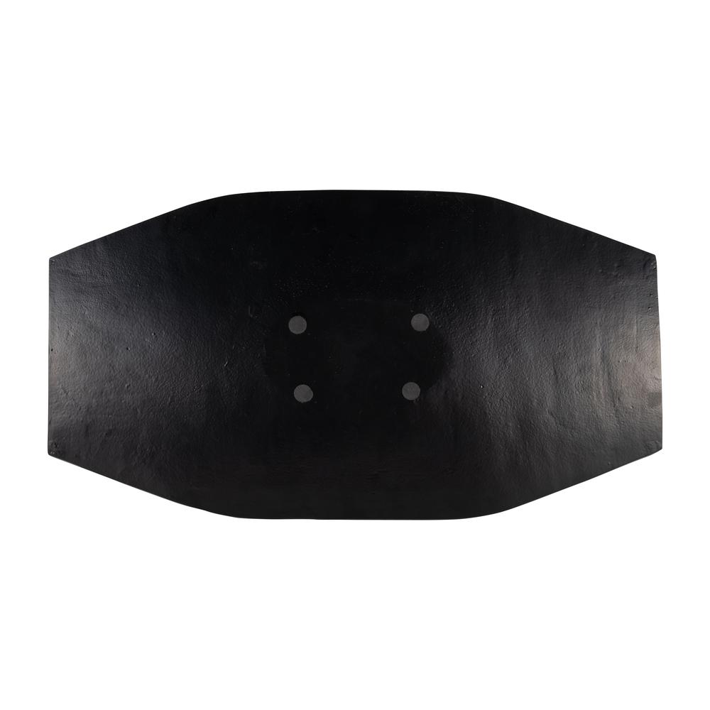 Metal,s/2 16/21",geometric Disk Plate,black. Picture 8