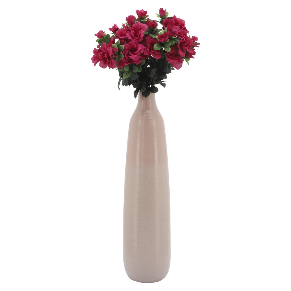 22"h Bottle Vase, Blush. Picture 2