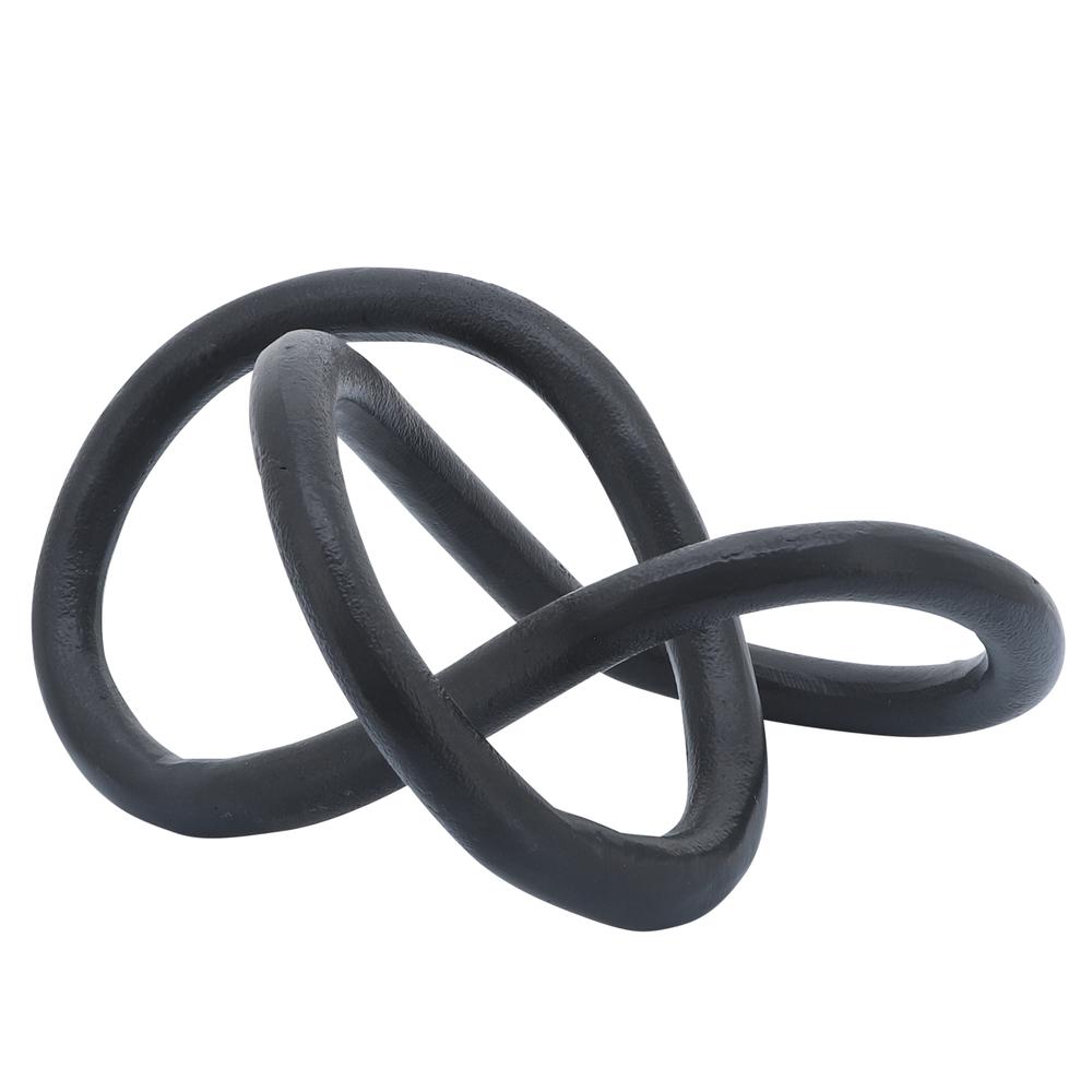 Metal 9" Knot, Black. Picture 1