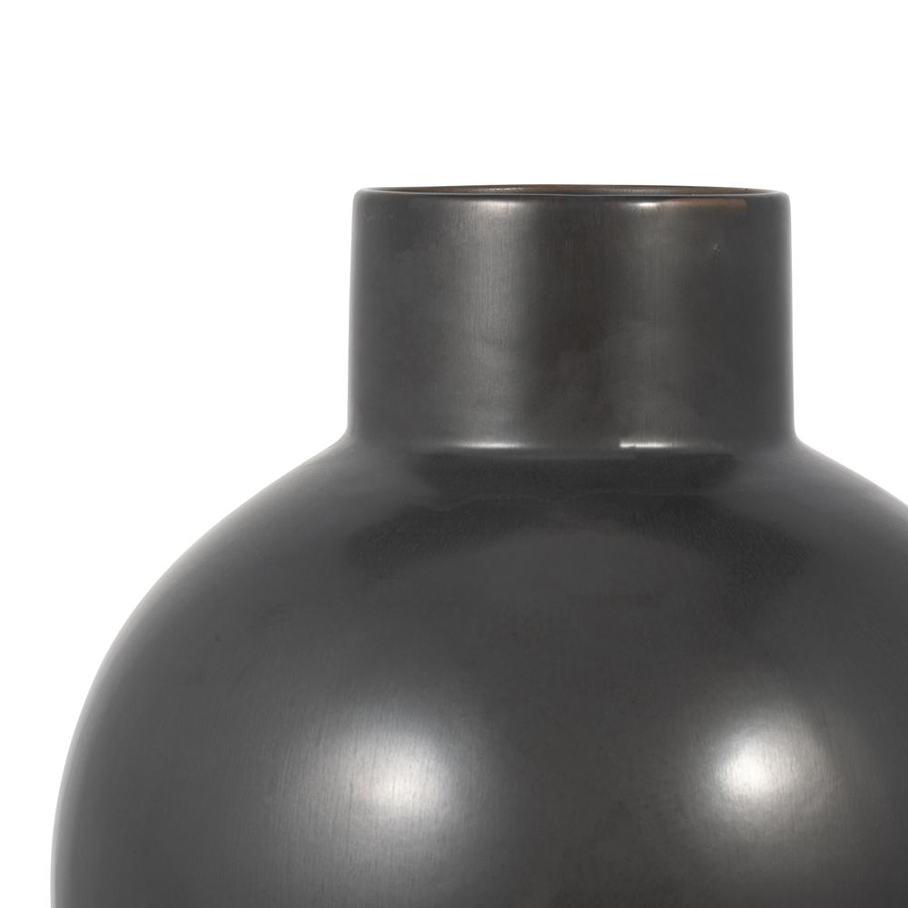 Cer, 15"h Bubble Vase, Gray. Picture 4