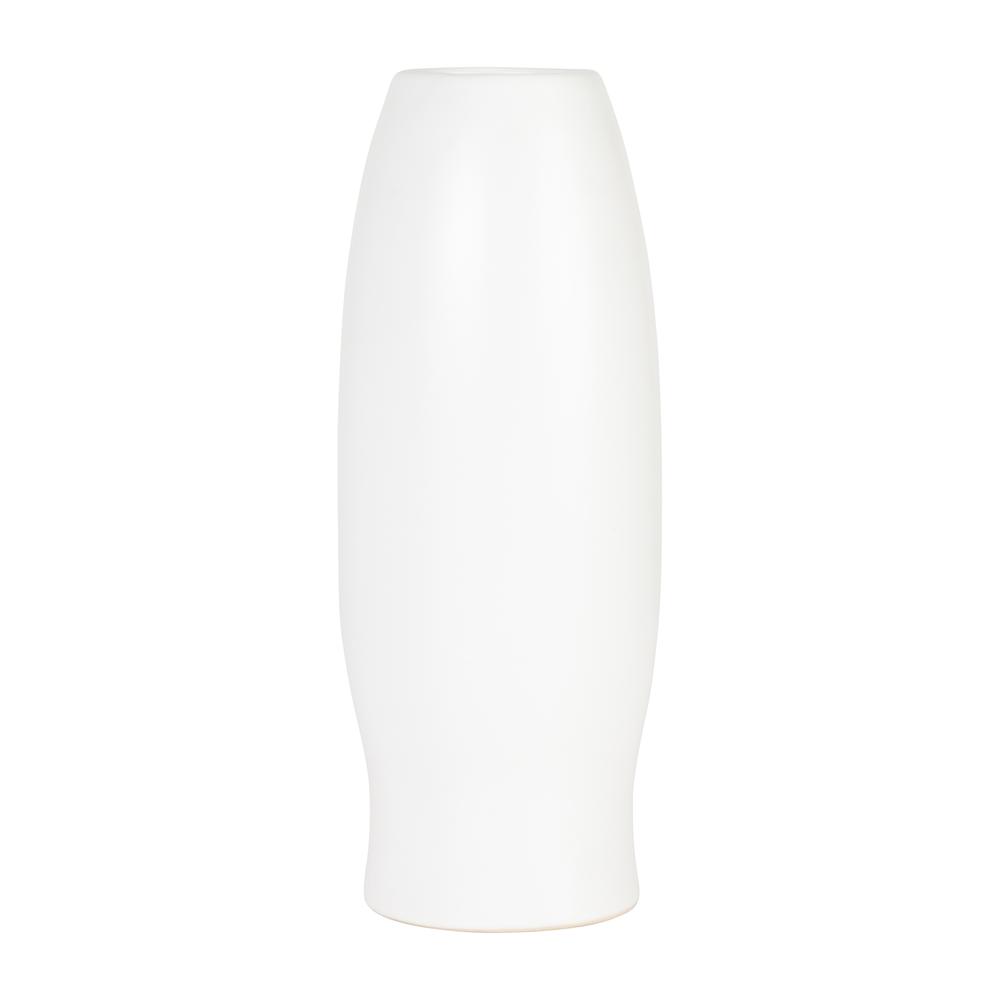 14"h Face Vase, White. Picture 4