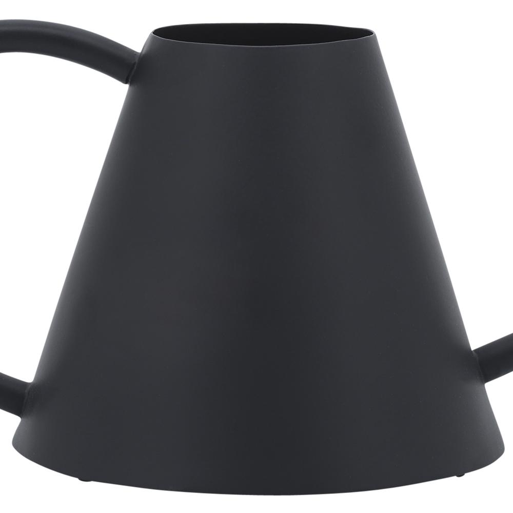 Metal 6"h Watering Can, Black. Picture 7