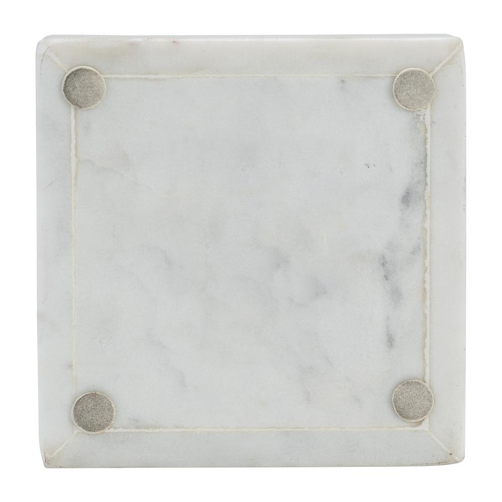 Marble, 5x5 Box - Knob, White. Picture 6