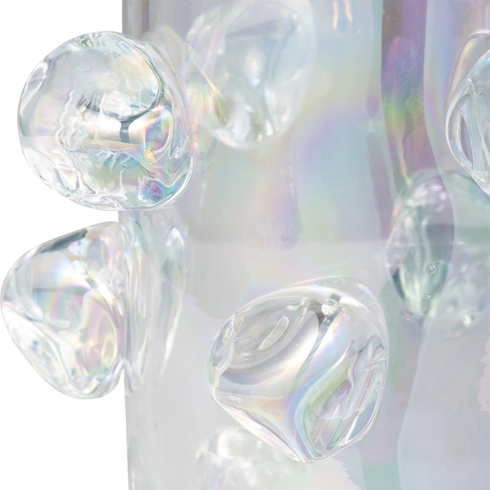 Glass, 9" Vase W/ Knots Irid. Picture 4