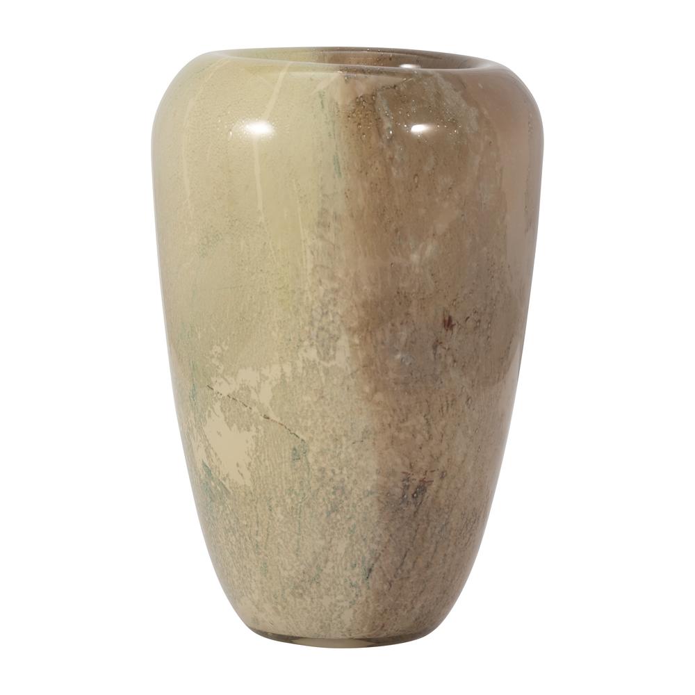 Glass, 13" 2-tone Vase, Nude. Picture 2